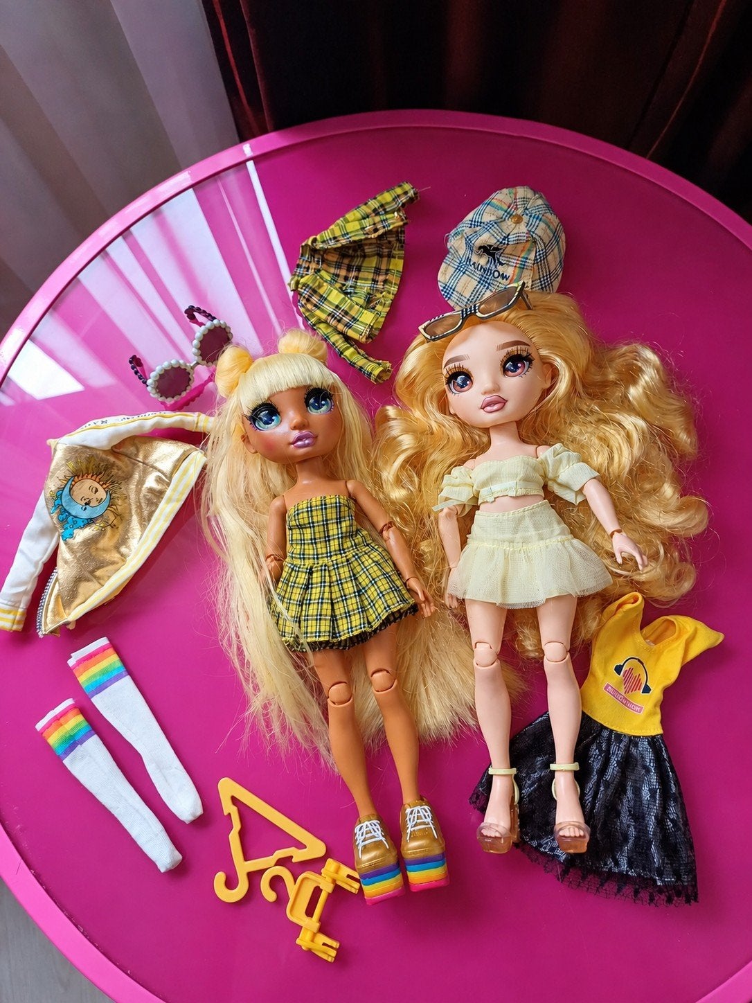 Rainbow High Sunny en Sheryl, Ophalen of Verzenden, Zo goed als nieuw, Overige typen