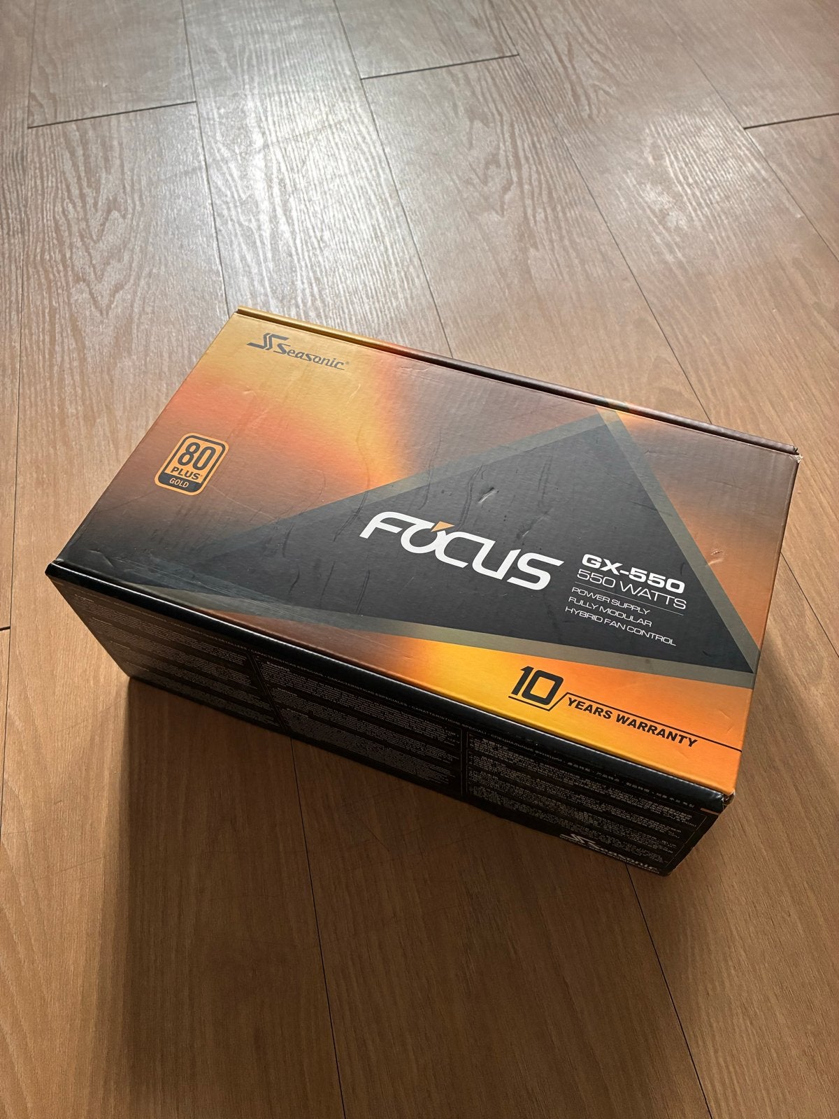 Seasonic Focus GX-550 80 Plus Gold Voeding, Computers en Software, Ophalen of Verzenden, Zo goed als nieuw