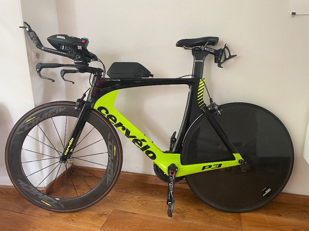 Cervélo P3 triatlon/TT-fiets maat 58 (L), Fietsen en Brommers, Fietsen | Racefietsen, 28 inch, Gebruikt, Carbon, 57 tot 61 cm