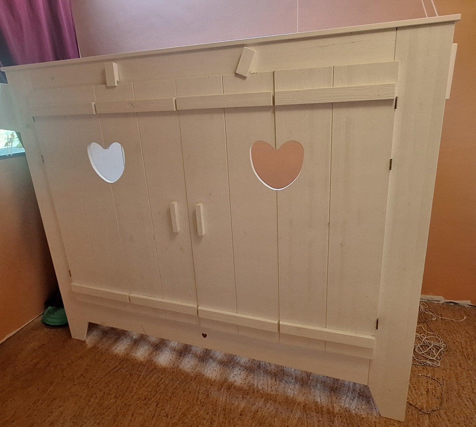 Bedstee of huisbed van Lief, Kinderen en Baby's, Kinderkamer | Bedden, Ophalen, 85 tot 100 cm, Gebruikt, Lattenbodem
