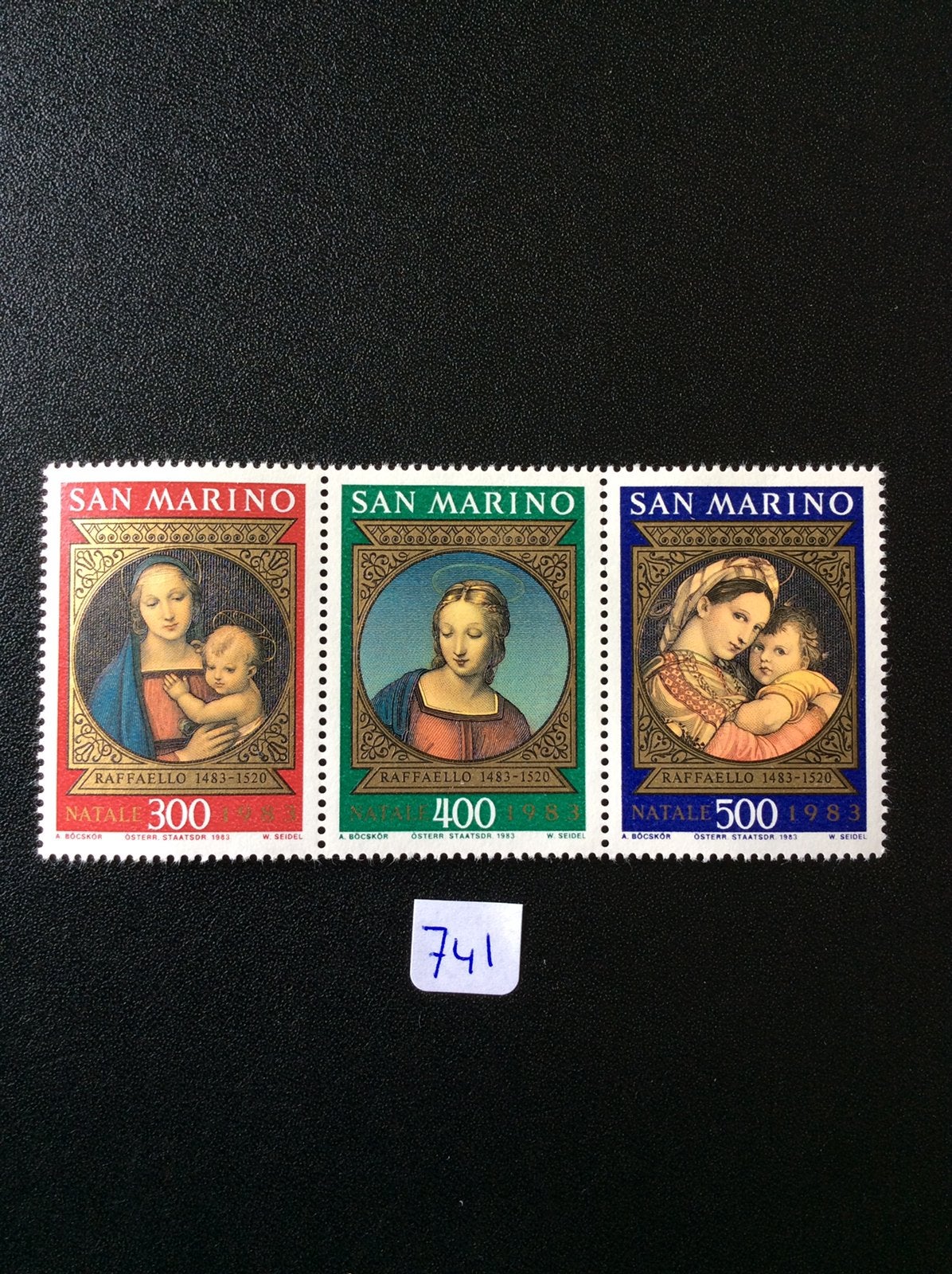 San Marino postzegels 1983 Mi 1288/90, Ophalen of Verzenden, Overige landen
