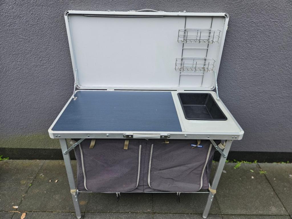 Buiten keuken meubel voor op de camping, Caravans en Kamperen, Kampeermeubelen, Ophalen, Zo goed als nieuw, Campingmeubel-accessoire