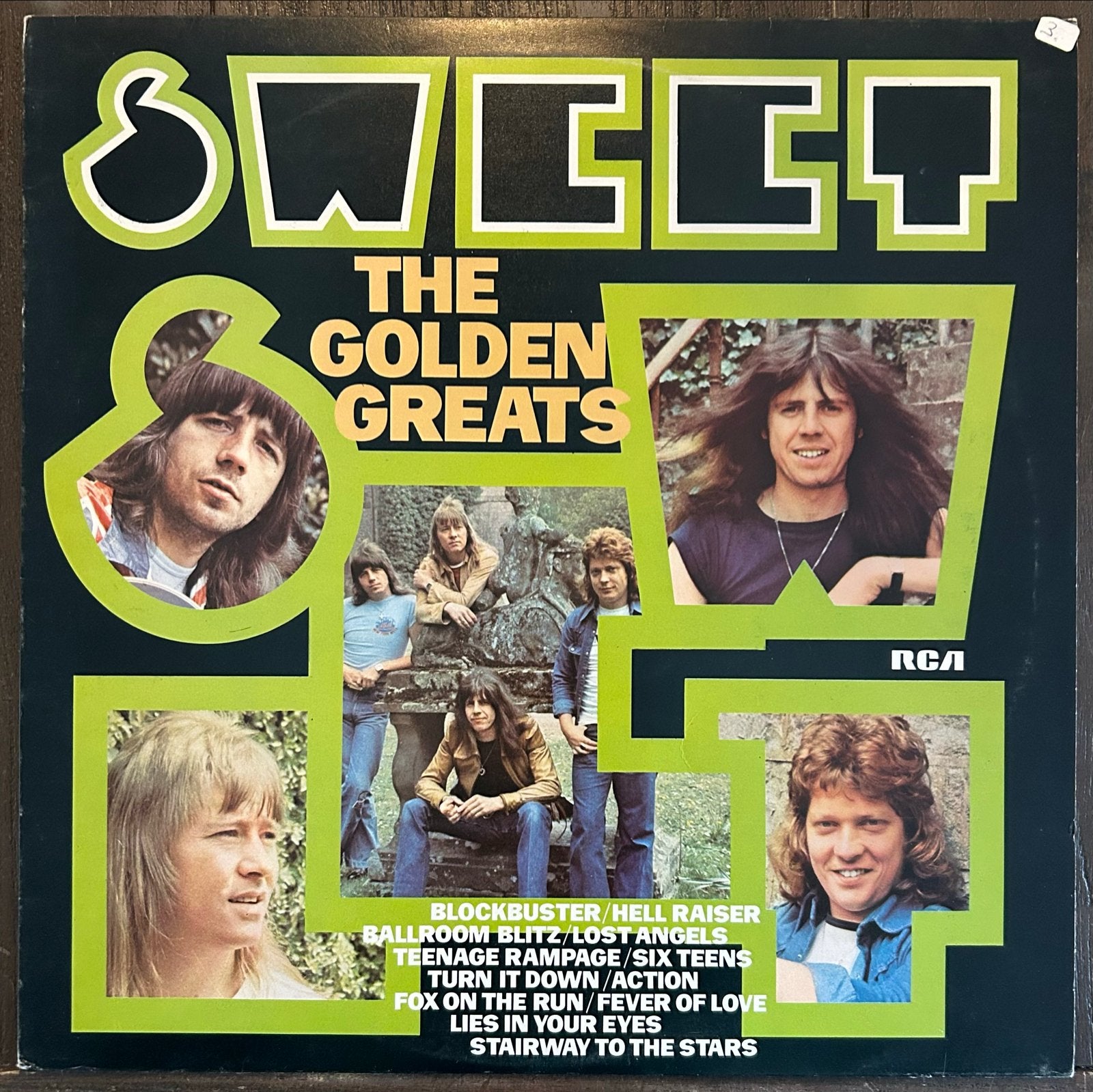 Sweet - The Golden Greats LP (Pop, Rock), Cd's en Dvd's, LP, Gebruikt, Originele persing, Ophalen of Verzenden