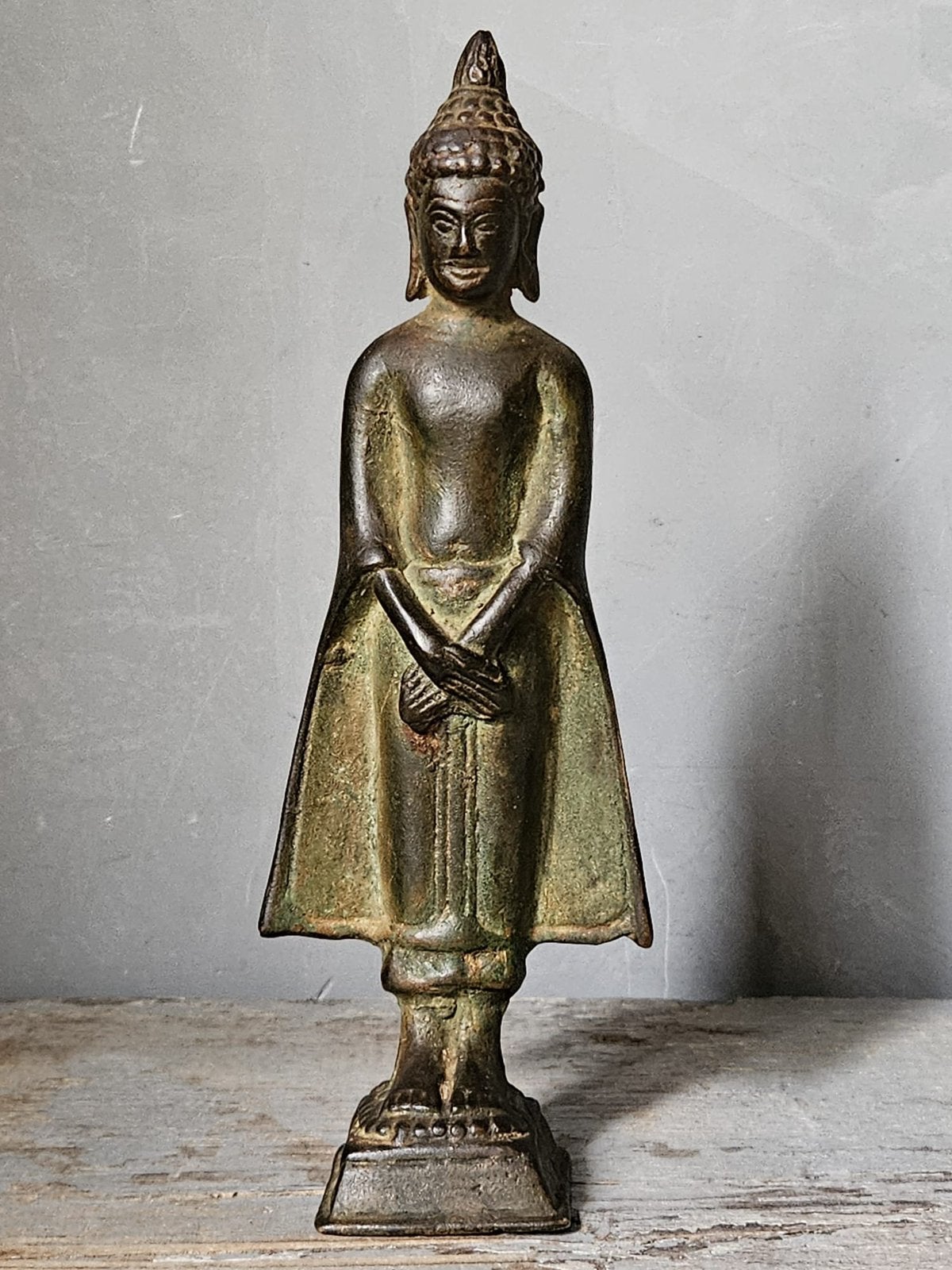 Bronzen buddha, Verzenden, Brons