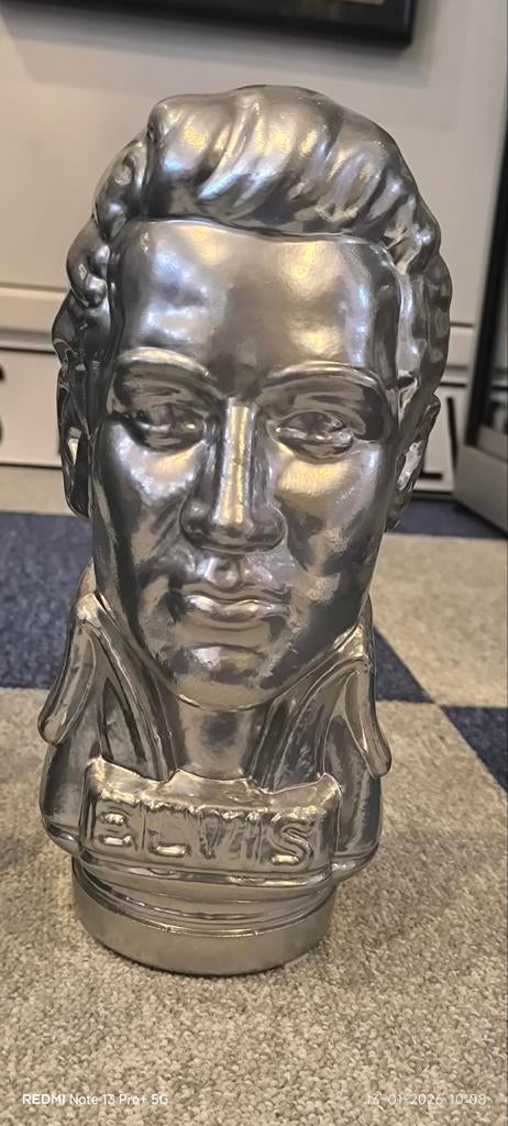 Elvis Presley Glazen Hoofd., Ophalen of Verzenden, Zo goed als nieuw, Foto of Kaart