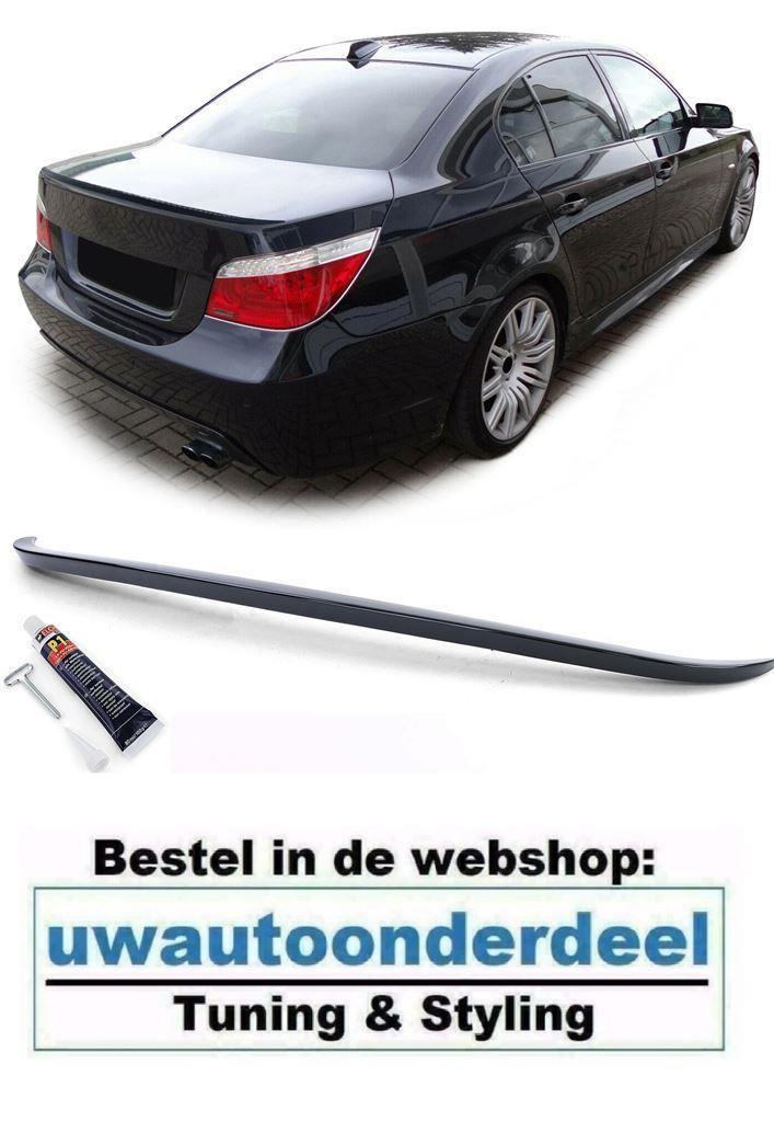 Spoiler Achterklep Glans Zwart Voor Bmw 5 Serie E60, Verzenden, Automotive Parts, A.parts@hotmail.nl, Trasmolenlaan 12 3447 GZ Woerden