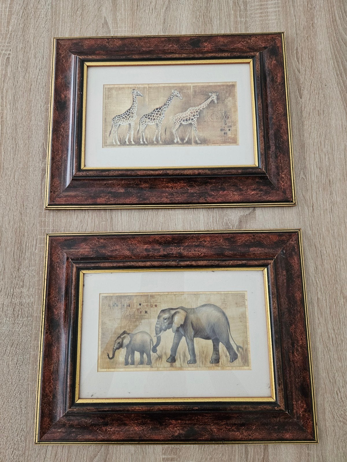 2x mooie schilderij kunststof frame, Ophalen of Verzenden