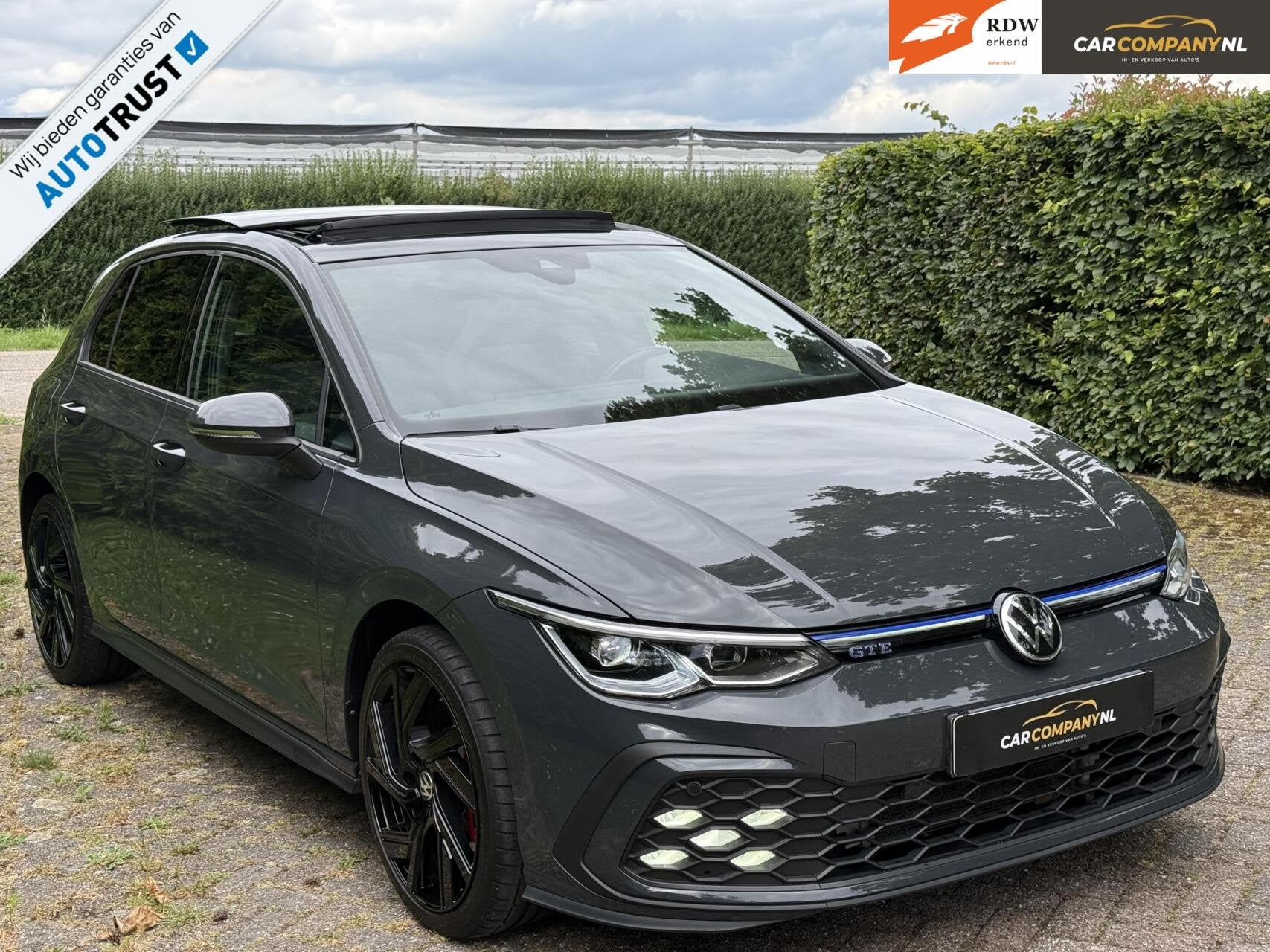 VW Golf GTE| PANORAMADAK| ACC| IQLights| SFEERverlicht., Stof, Gebruikt, 4 cilinders, Met garantie (alle)