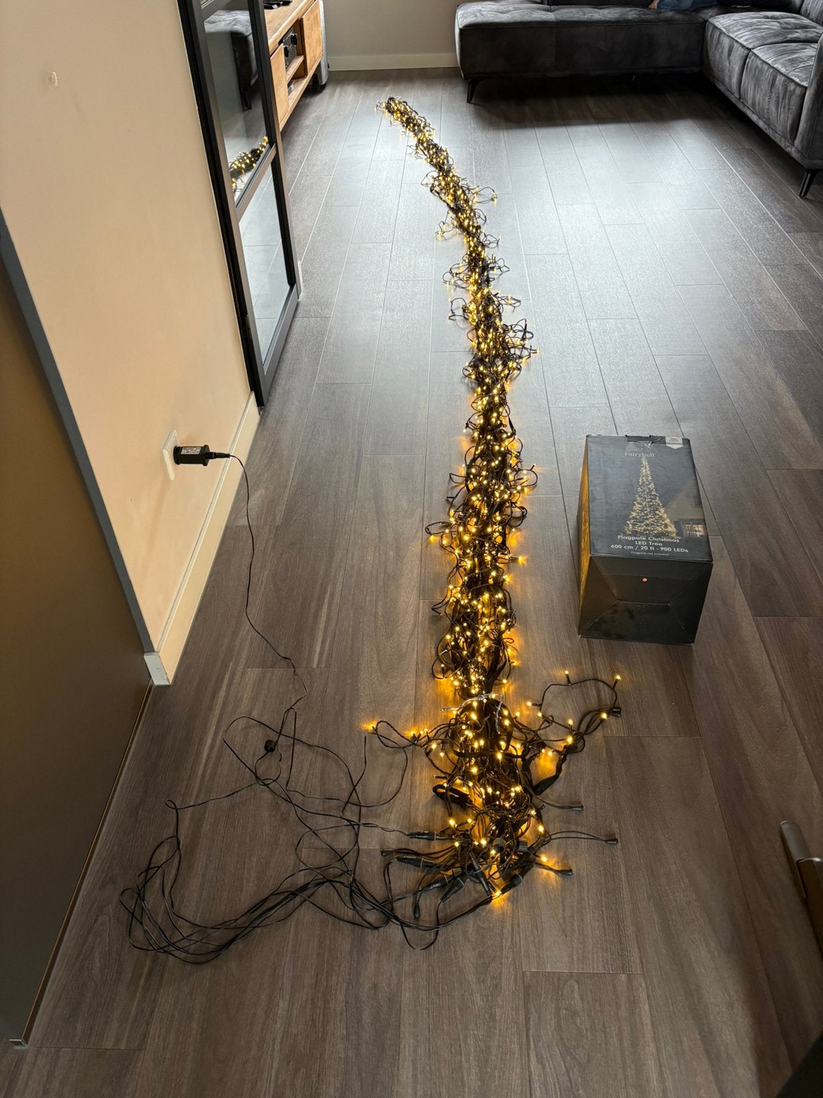 Fairybell 6m warm wit led., Diversen, Kerst, Ophalen of Verzenden, Zo goed als nieuw