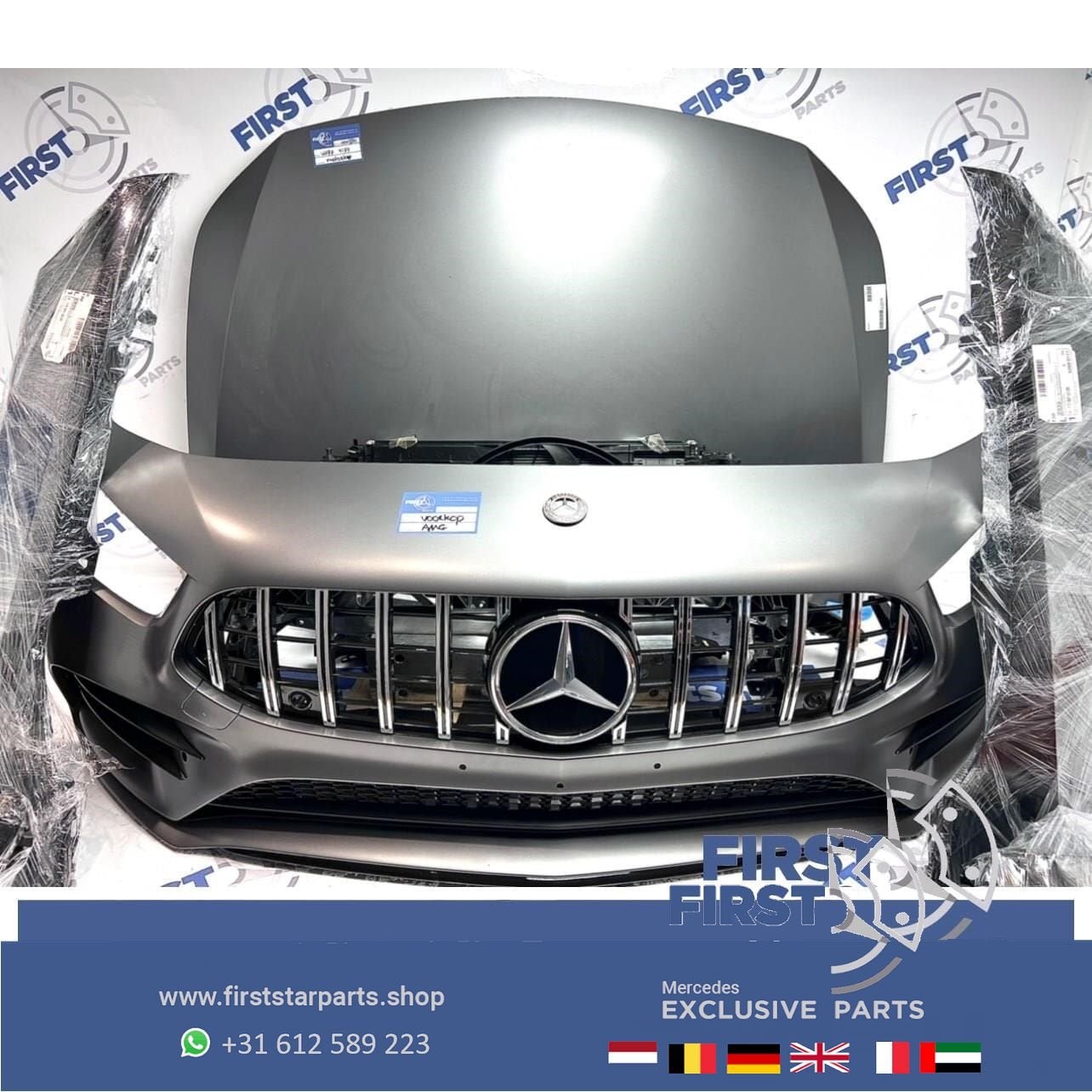 W177 V177 GT A35 AMG LINE VOORKOP MAT GRIJS Mercedes A Klass, Auto-onderdelen, Gebruikt, -, Voor, Ophalen of Verzenden