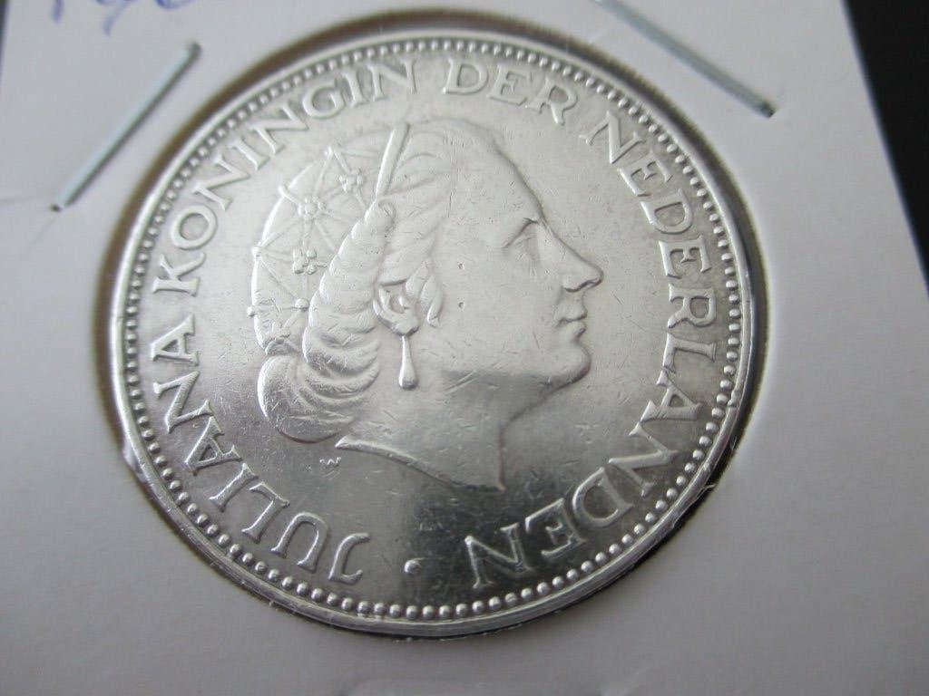 Rijksdaalder 1960, Koningin Juliana, Zilver, Ophalen of Verzenden, Losse munt