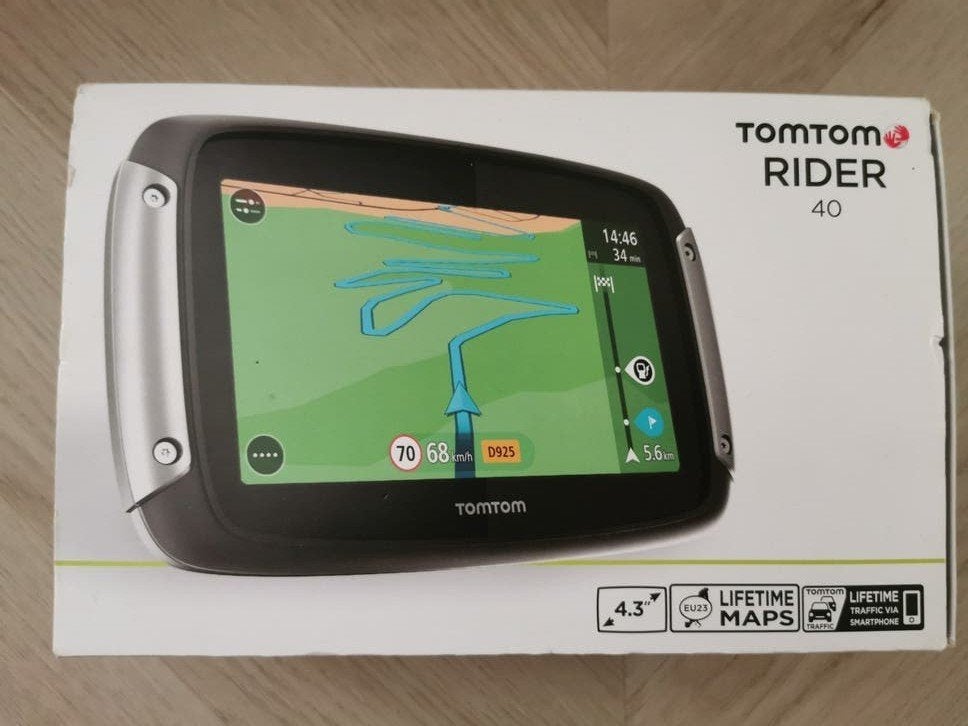 Complete TomTom Rider 40 (LT updates), Ophalen of Verzenden, Zo goed als nieuw