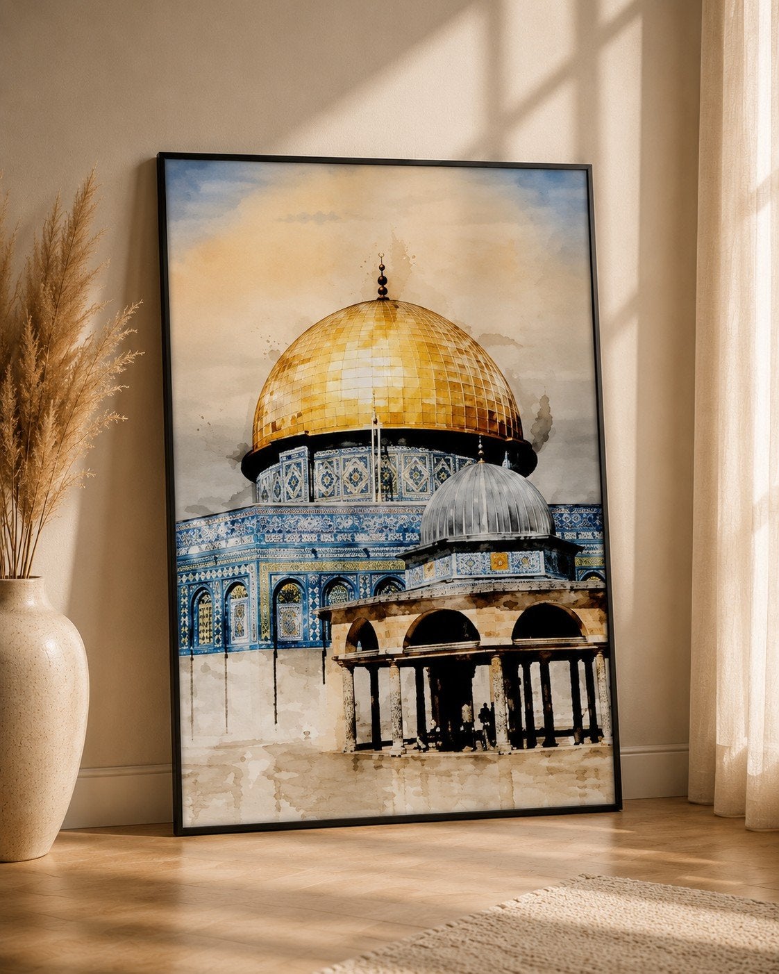 Poster Gouden Koepel Jeruzalem - 30x40cm, Ophalen of Verzenden