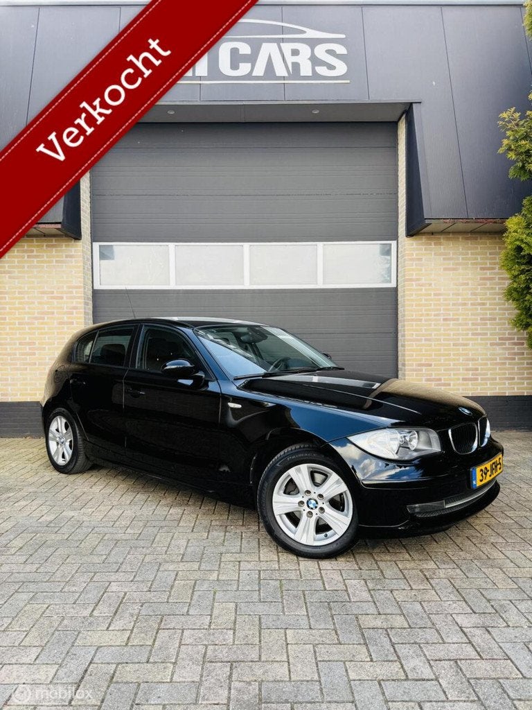 BMW 1-serie 118i Executive | Automaat|nieuwe Ketting|LM16, Achterwielaandrijving, Zwart, Origineel Nederlands, Euro 4