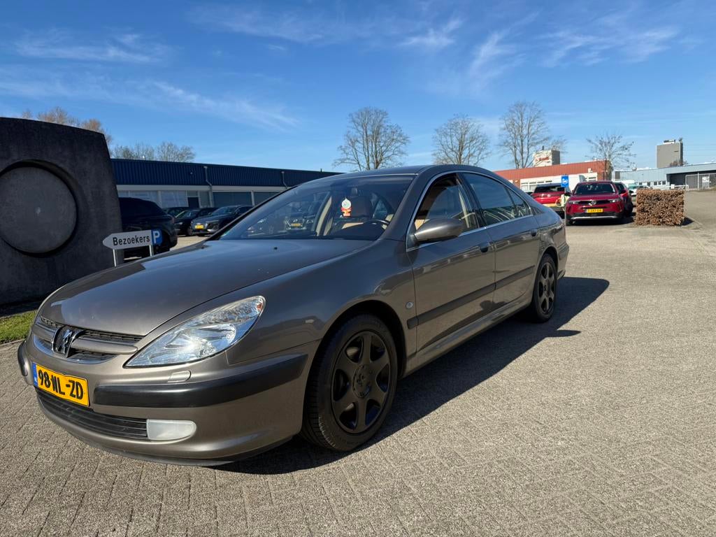 Peugeot 607 3.0 V6 24V AUTOMAAT 2003/nap, Auto's, 1800 kg, 2946 cc, Bedrijf, Zilver of Grijs
