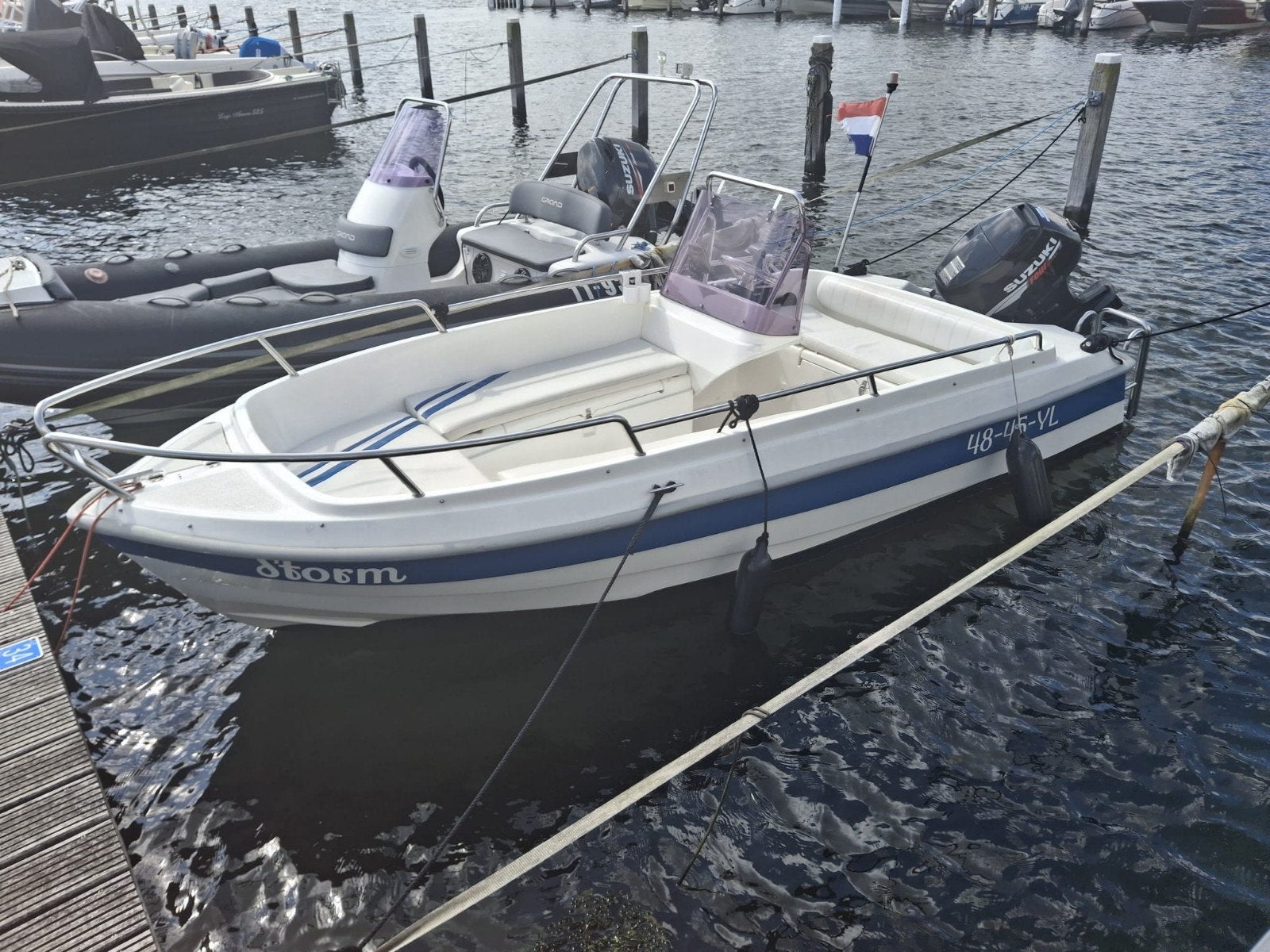 Sport 430 consoleboot met suzuki 40 Pk 4 Takt., Watersport en Boten, Vis- en Consoleboten, Ophalen of Verzenden