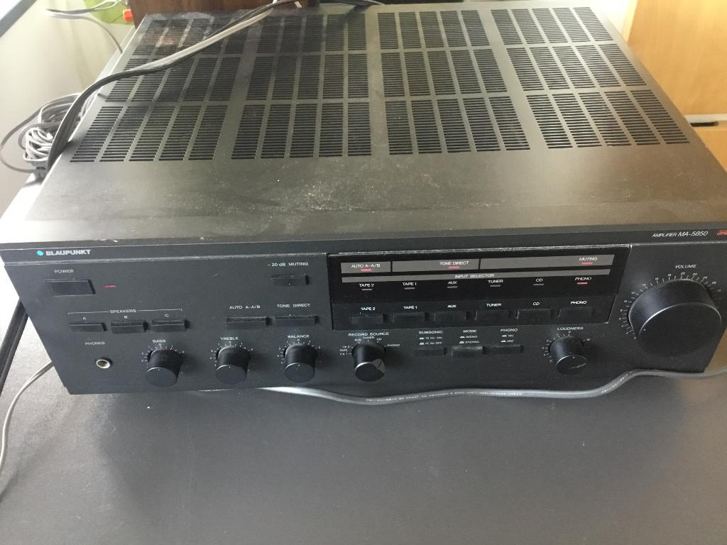 Blaupunkt MA-5850 Versterker, Gebruikt, 60 tot 120 watt, Stereo, Ophalen