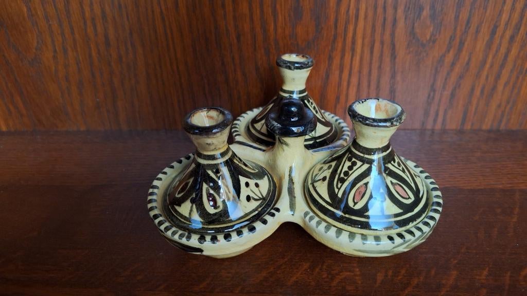Mini tajines, Ophalen of Verzenden, Zo goed als nieuw, Overige stijlen