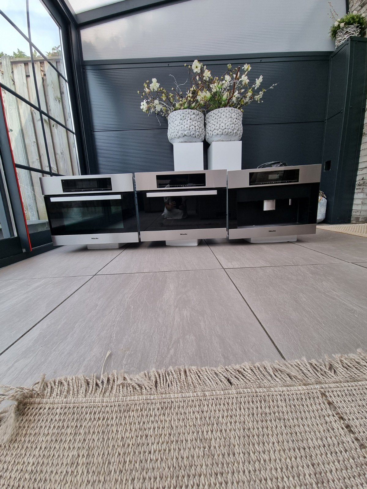 Luxe Miele set combi oven, solo stoomoven en koffiemachine, Witgoed en Apparatuur, Ovens, Ophalen, 45 tot 50 cm, 60 cm of meer