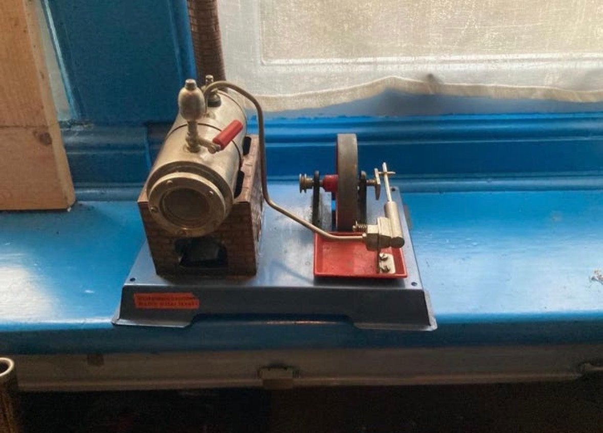Kleine Wilesco Stoommachine D6 - Vintage Model, Ophalen of Verzenden, Gebruikt