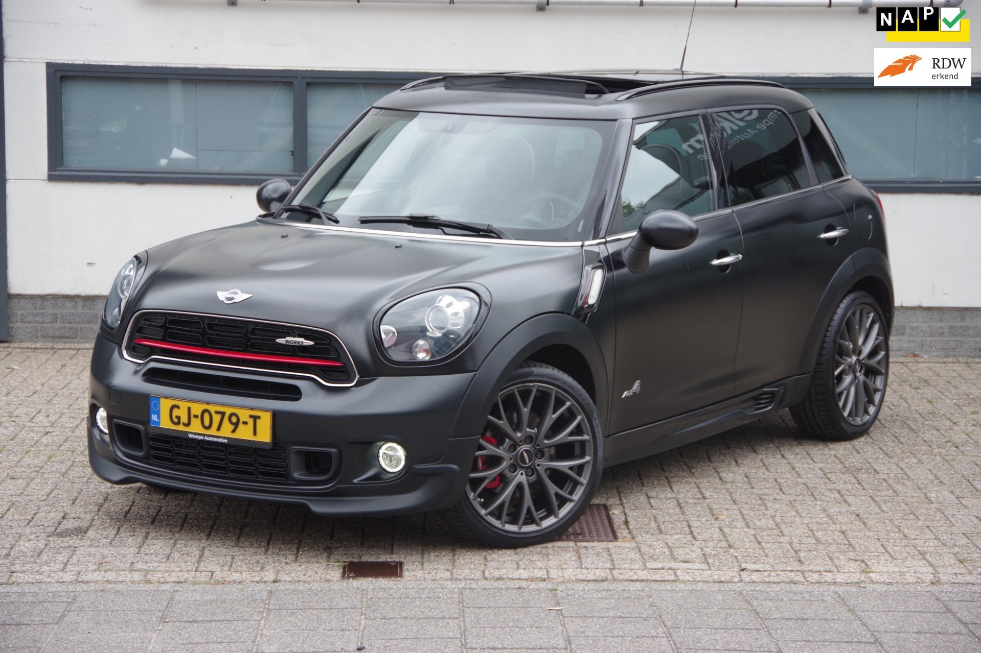 Mini Countryman 1.6 John Cooper Works ALL4 Chili |NL auto| D, Auto's, Dealer onderhouden, Gebruikt, Zwart, Vierwielaandrijving