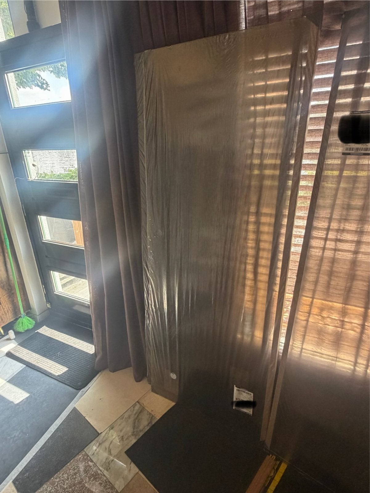 Nieuwe Douchewand 8mm Brons Gehard Glas 140 x 100 cm, Ophalen, Nieuw, 160 cm of meer, Glasplaat