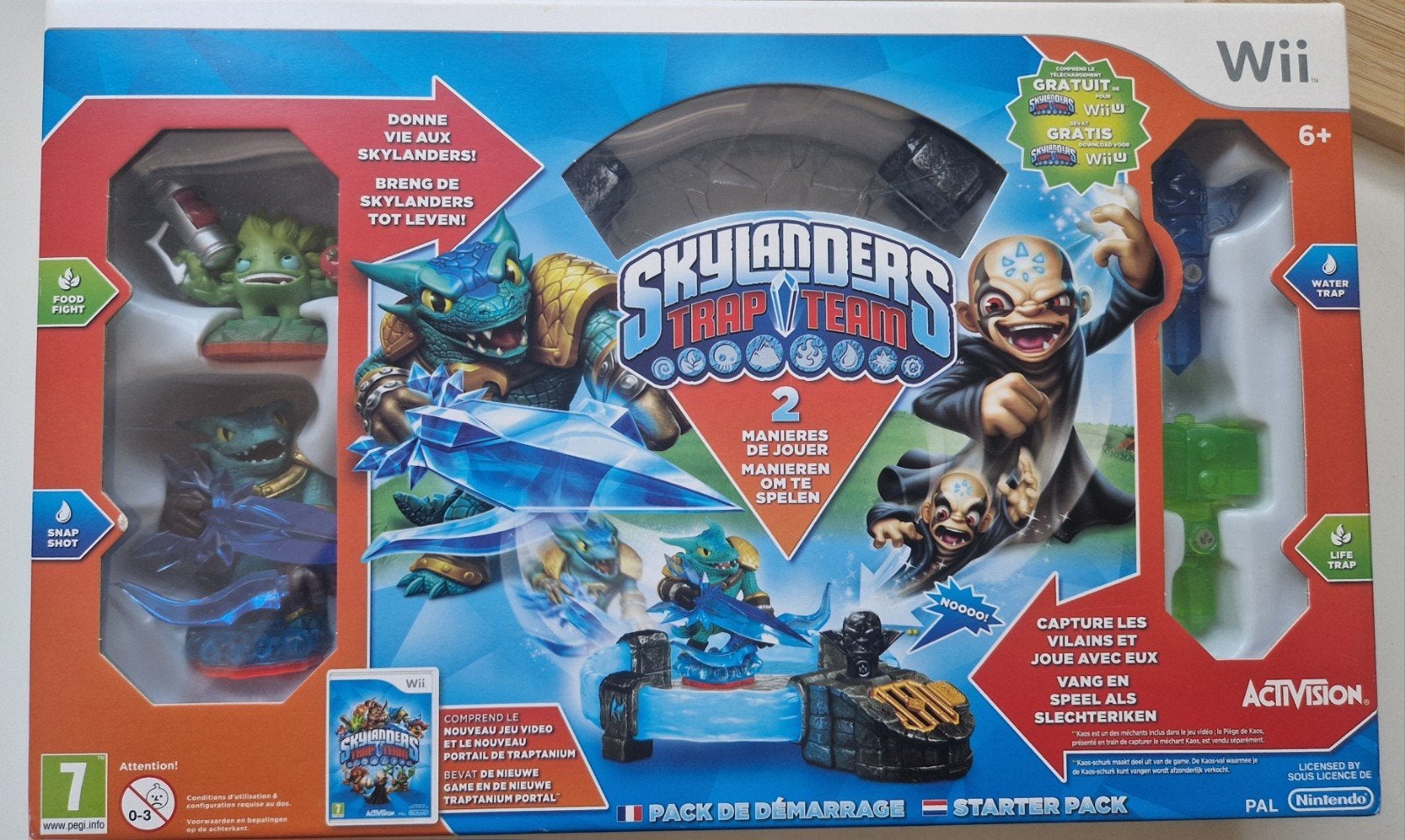 Skylanders Trap Team Starter Pack Wii - Doos niet geopend, Ophalen, Nieuw, Zonder controller, Met games
