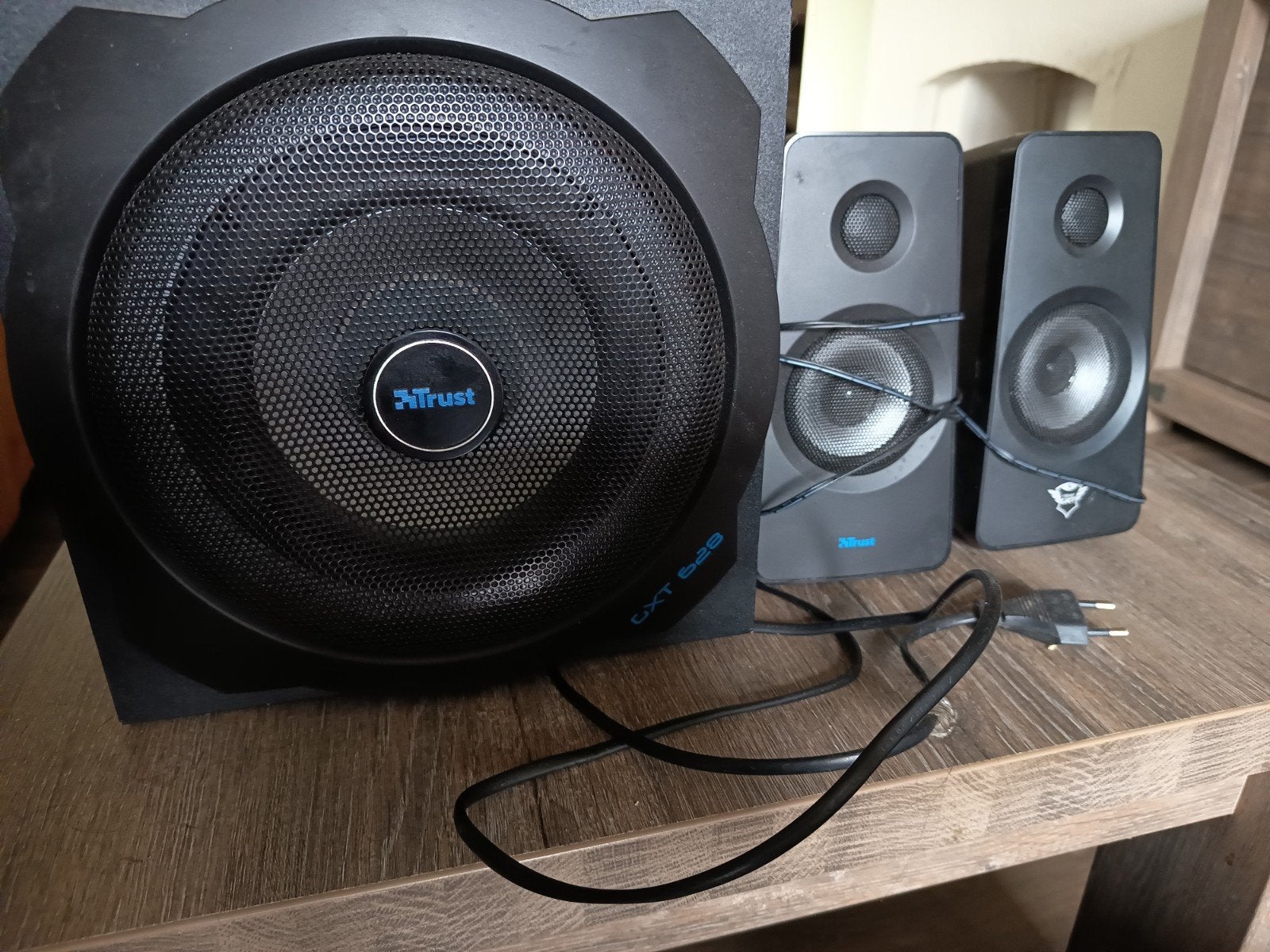 Trust GXT 628 2.1 Luidsprekerset met Subwoofer, Computers en Software, Pc speakers, Gebruikt, Audiokanaal 2.1, Ophalen