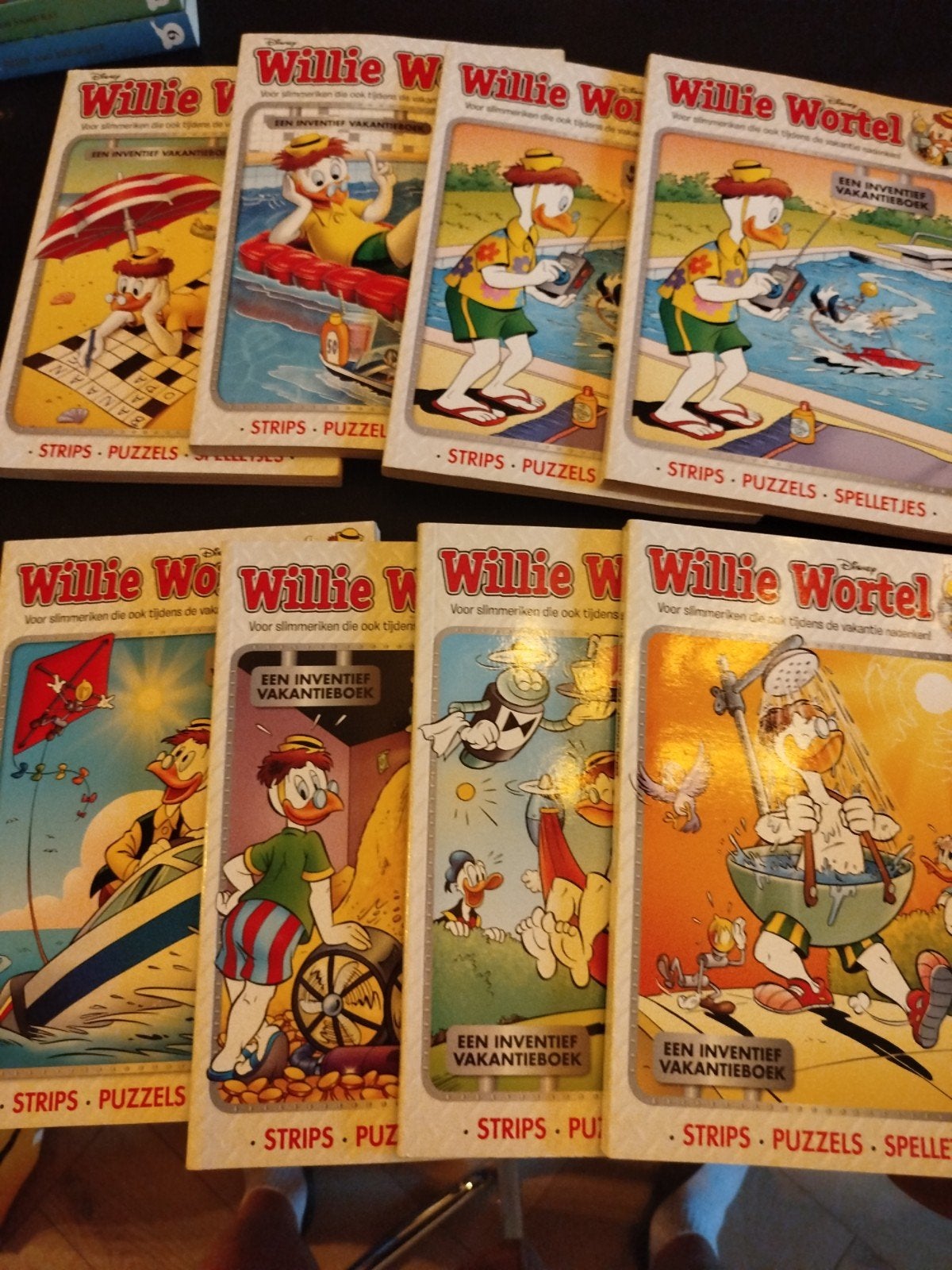 prachtige Willie Wortel vakantie boeken eur 2,50 ps, Gelezen, Europa, Ophalen of Verzenden, Meerdere comics