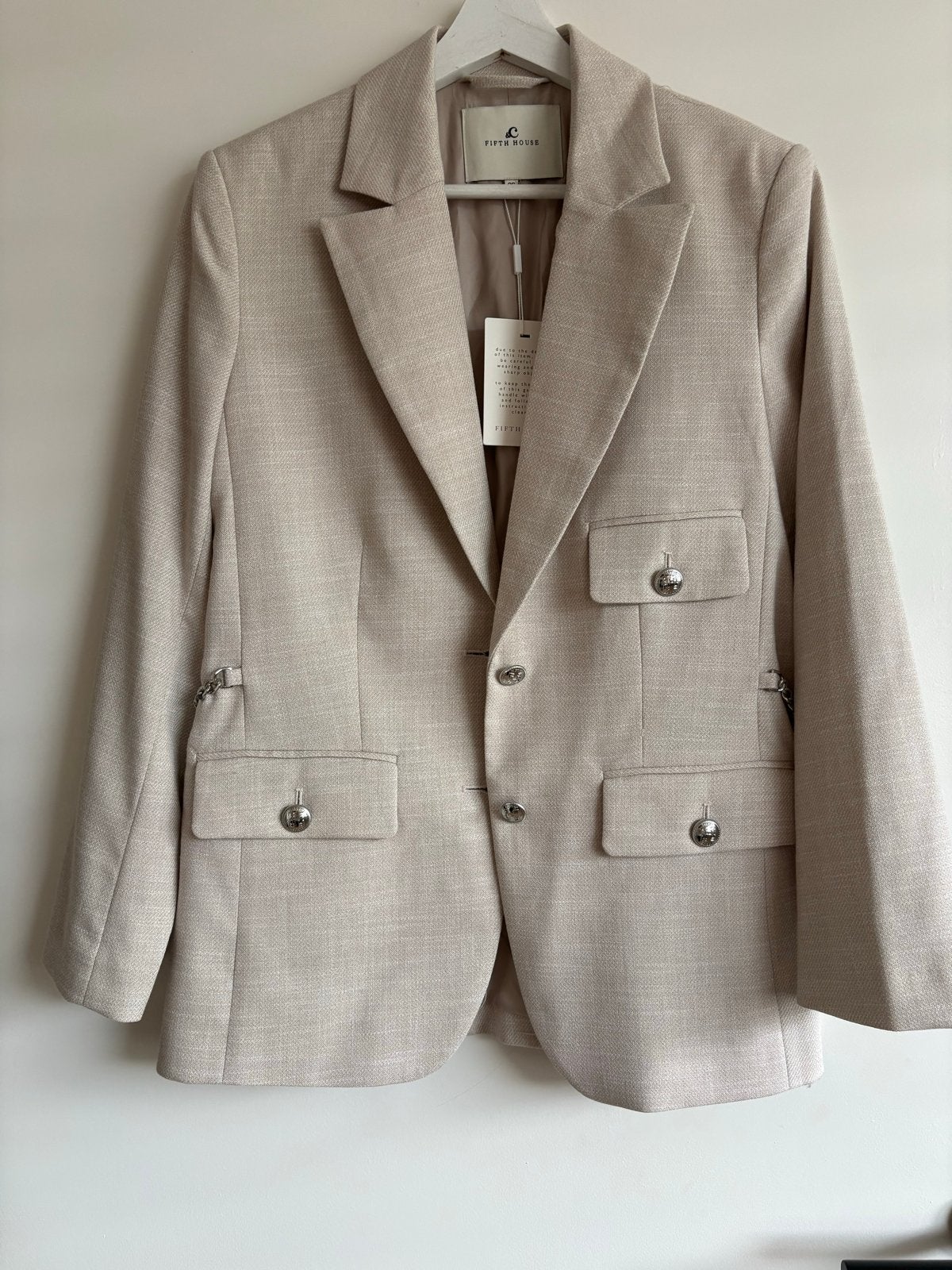 Fifth House blazer - Nieuw met kaartjes, Verzenden, Beige, Nieuw, Jasje