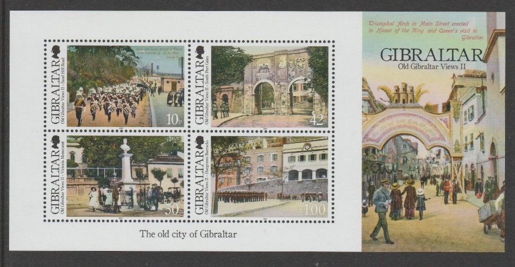Gibraltar - Michelnr 1504-1507 - historische beelden serie 2, Verzenden, Overige landen, Postfris