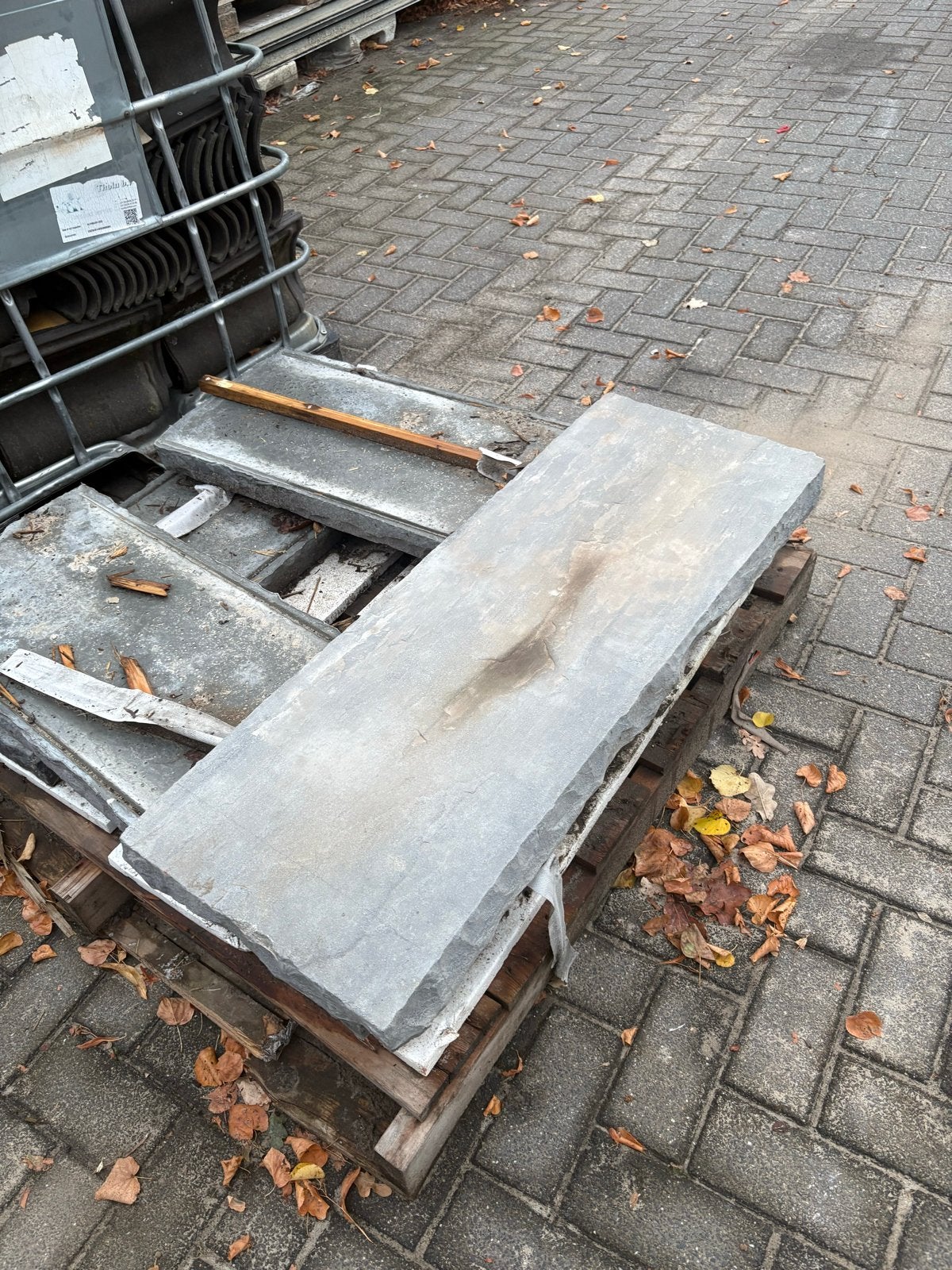 muurafdekplaten 100x36x5 cm, Tuin en Terras, Ophalen, Gebruikt, Natuursteen, Overige typen