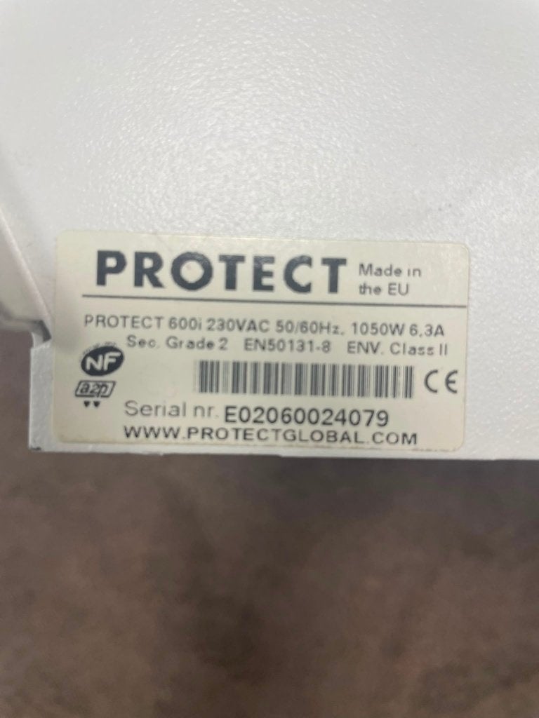 Mistkanon PROTECT 600i, Inclusief gevulde vloeistofcontainer, Installatie alarmsystemen