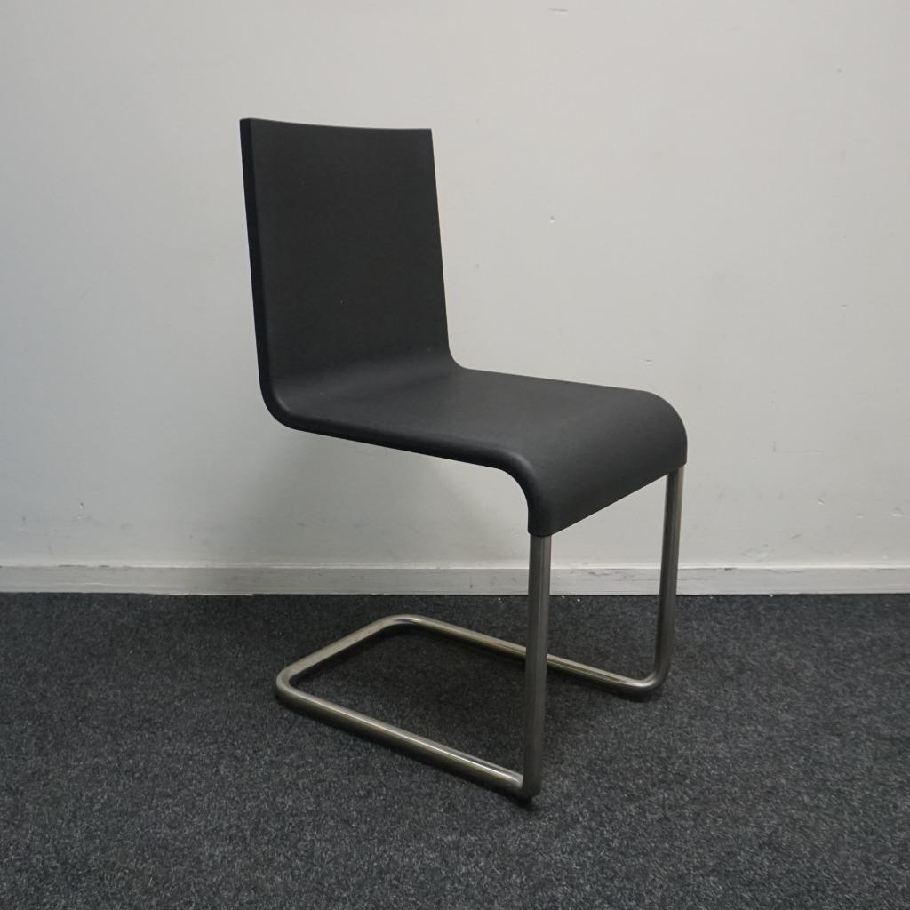 Vitra .05  Design Stoelen | Stapelbare Stoelen | Slede Zwart, Gebruikt, -, Zwart, -