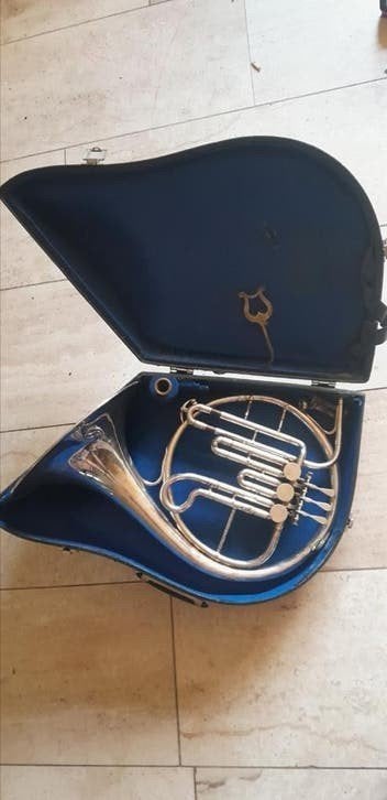 Hoorn, Muziek en Instrumenten, Blaasinstrumenten | Hoorns, Ophalen of Verzenden, Gebruikt