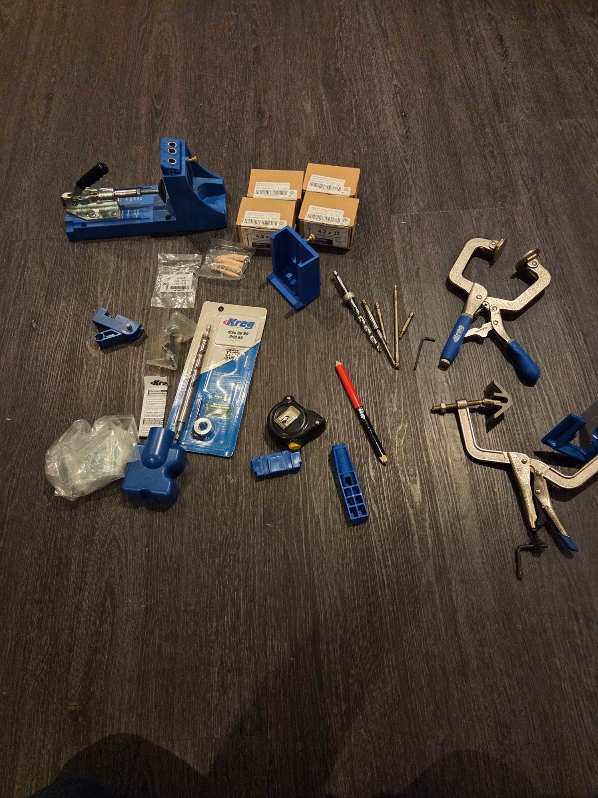 Kreg Jig K4 Pocket-Hole Kit met accessoires, Ophalen, Gebruikt