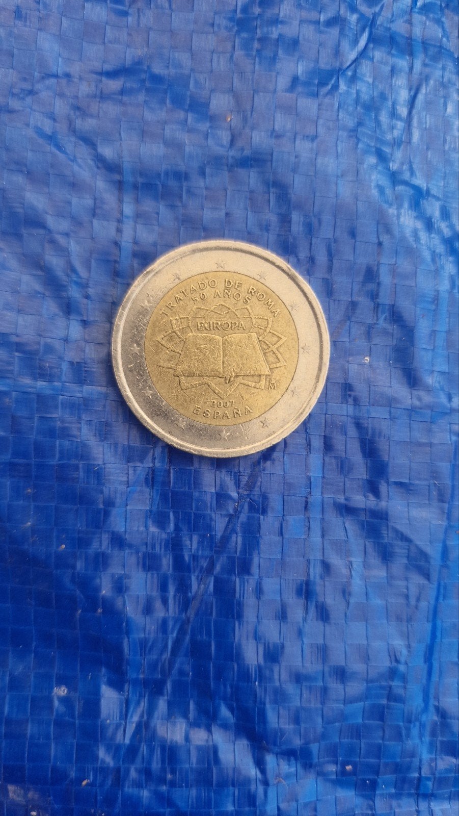 2 euro Spanje 2007 - Verdrag van Rome, Ophalen of Verzenden, Spanje, 2 euro, Losse munt