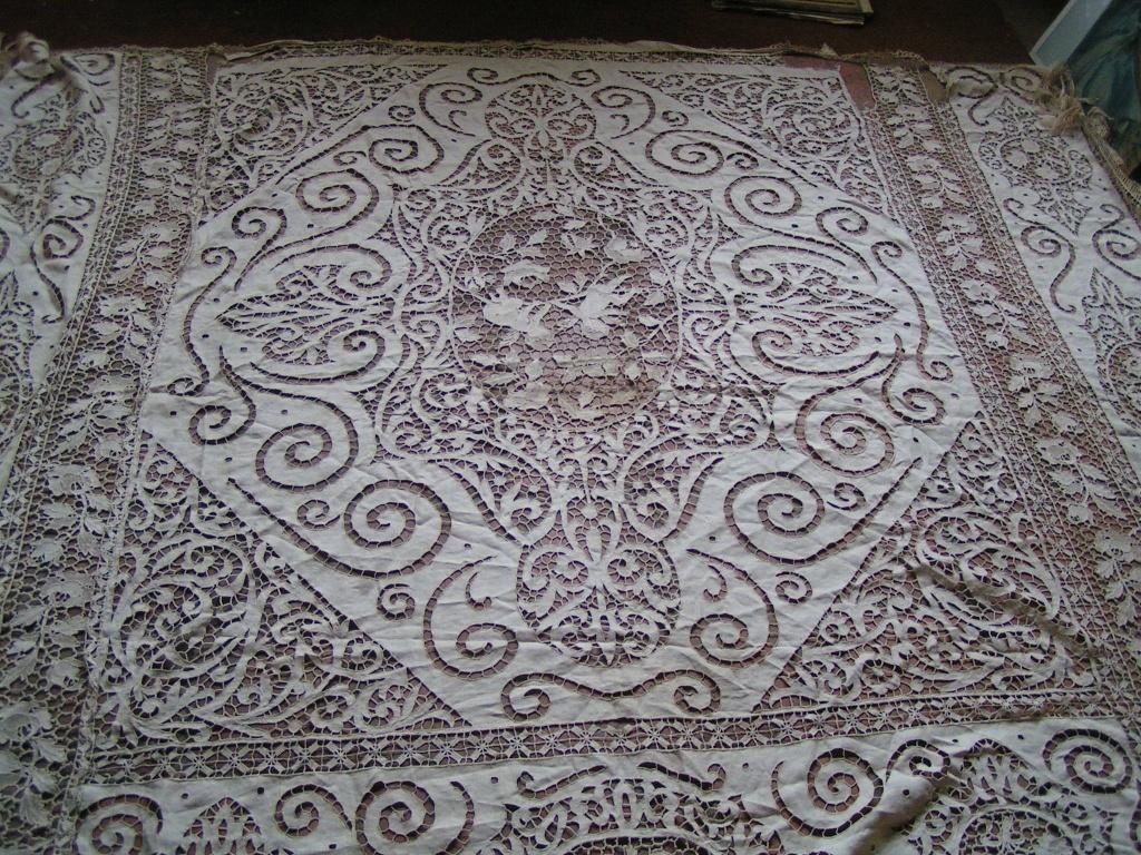 antieke sprei met engeltjes nr MM 709, Verzenden