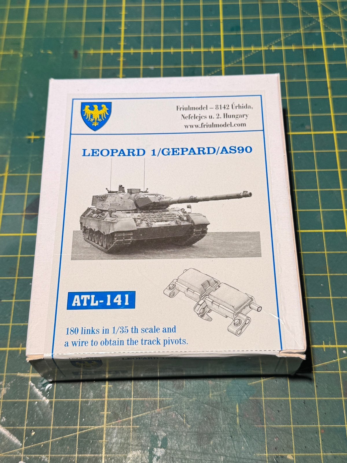 Friulmodel ATL-141 Leopard 1/Gepard/AS90 Tank Model, Overige merken, Tank, 1:32 tot 1:50, Nieuw