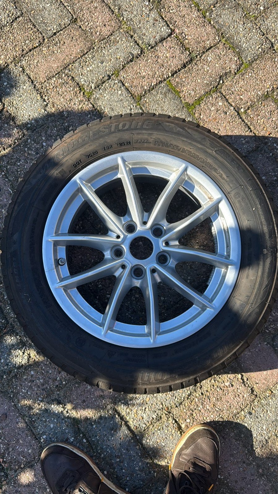 4 nieuwe banden met velgen  winterbanden 5x112, Particulier, 408 pk, Geïmporteerd, 5-Serie