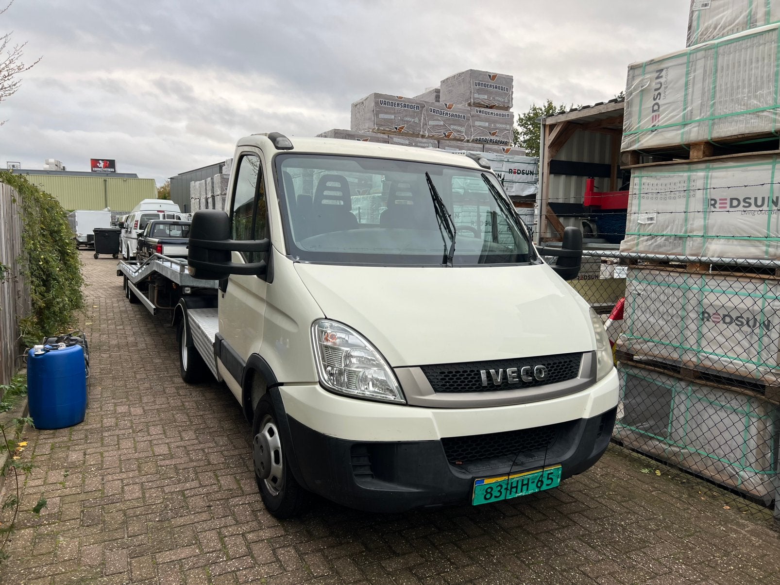 2010 Iveco Daily 40C18/T  BE Trekker en Oplegger, Auto's, Achterwielaandrijving, 4 cilinders, Iveco, Wit
