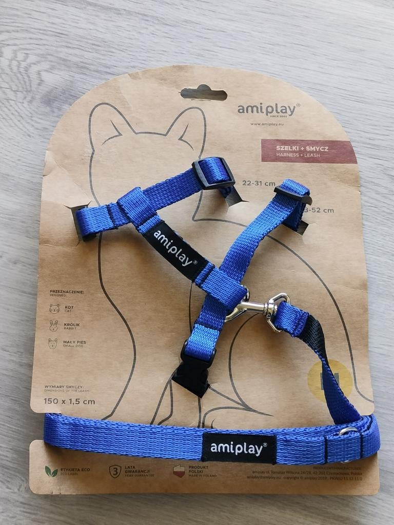 Katten riem medium (of voor kleine hond, of konijn), Dieren en Toebehoren, Katten-accessoires, Ophalen of Verzenden, Nieuw