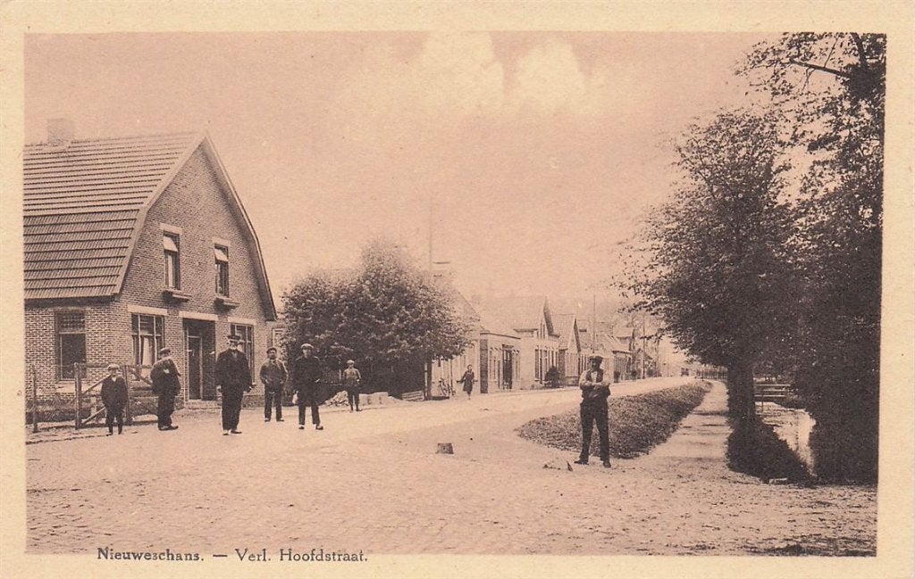 702-394-033 Nieuweschans Verl Hoofdstraat, Verzenden, Voor 1920, Groningen