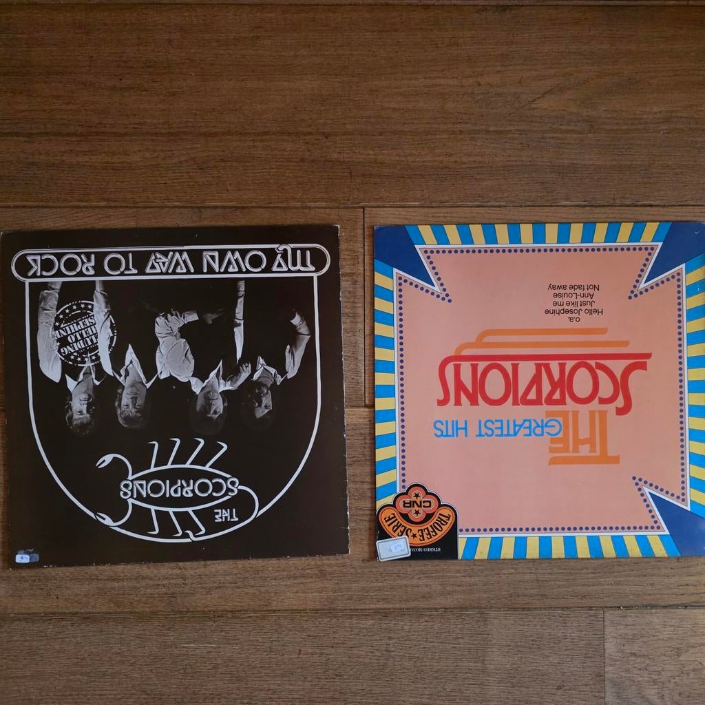 The Scorpions - My Own Way To Rock & The Greatest Hits LP's, Cd's en Dvd's, Vinyl | Rock, Gebruikt, Overige genres, Ophalen of Verzenden