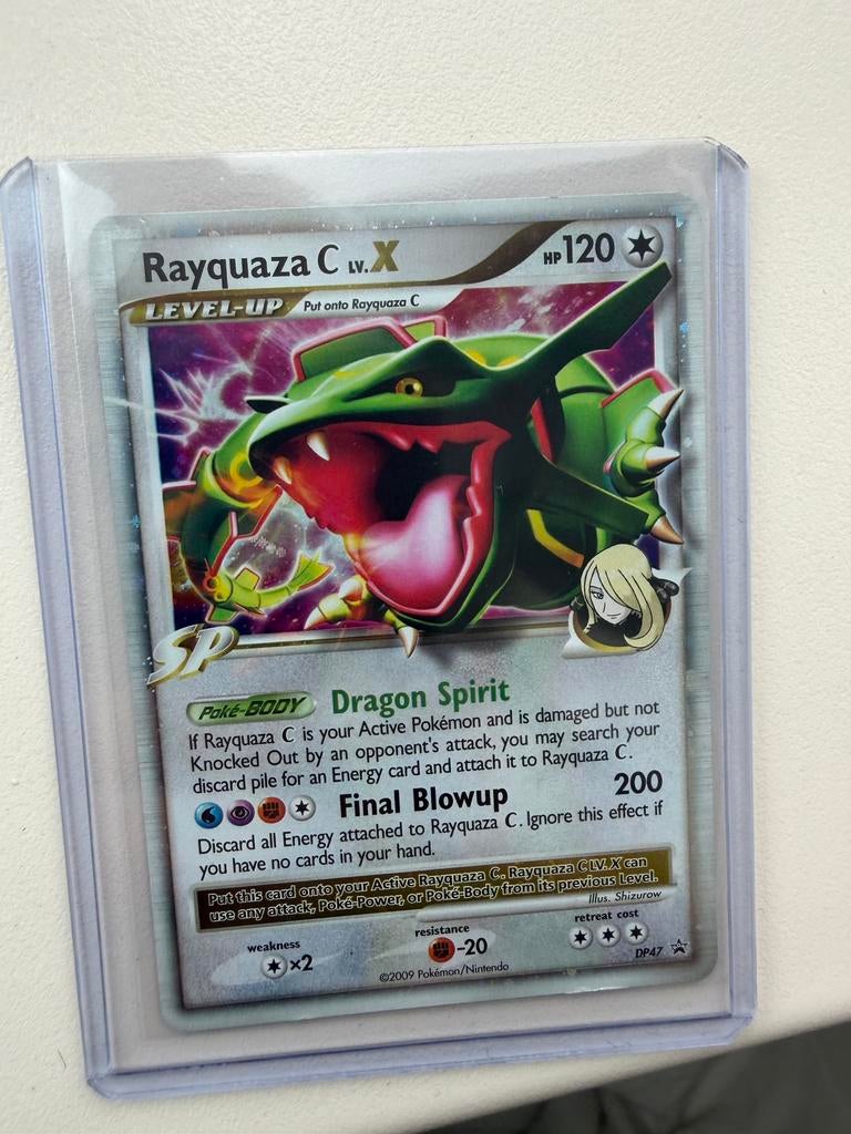 Rayquaza Pokemon kaart, Ophalen of Verzenden, Zo goed als nieuw