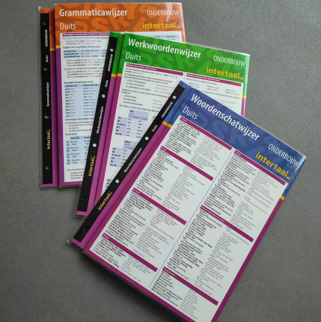 Intertaal taalwijzers Duits - Grammatica, werkwoorden en woo, Ophalen of Verzenden, Zo goed als nieuw