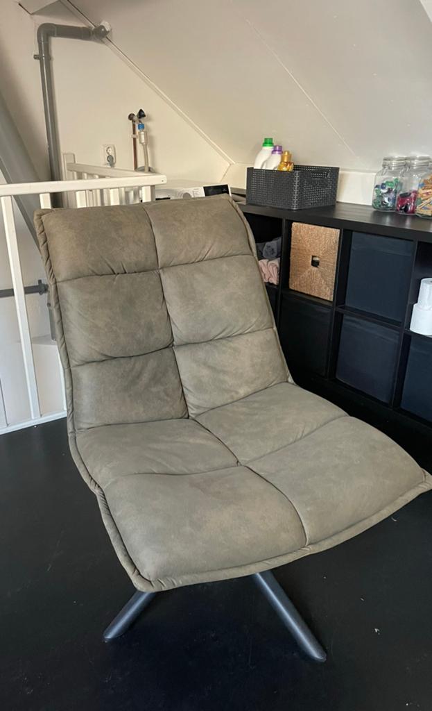 Draaifauteuil Clayton - groen, Ophalen, Zo goed als nieuw, Overige kleuren, Eén