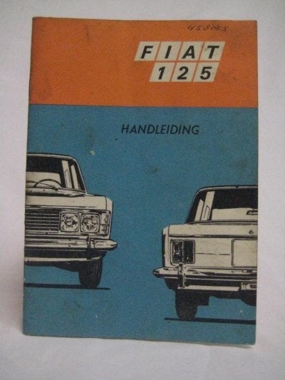Fiat 125 handleiding + supplement (1970-1971), Ophalen of Verzenden