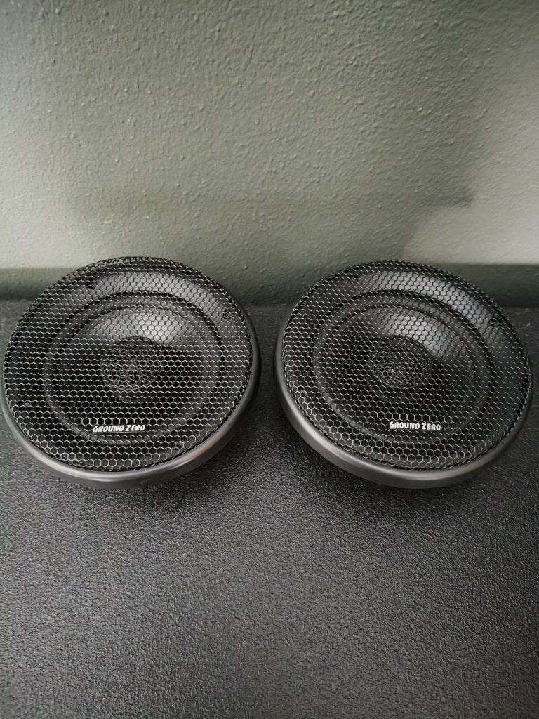 Ground Zero GZRF 5.2SQ coax speakers 13cm, Ophalen of Verzenden, Zo goed als nieuw