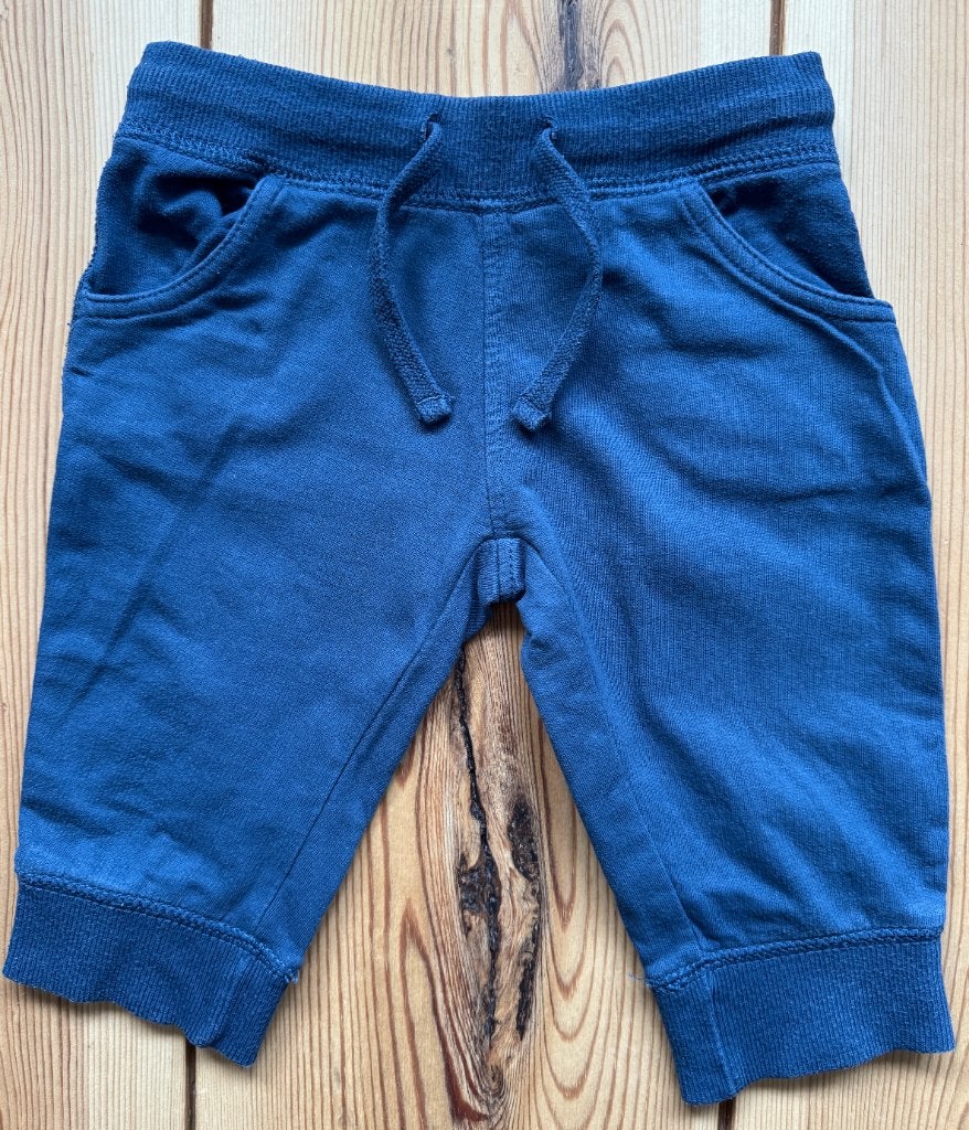 Broek HEMA - Baby Blauw - Maat 68, Gebruikt, Broekje, Ophalen of Verzenden, Hema